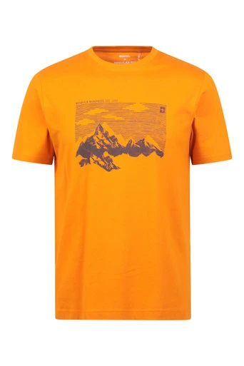 Adventure Awaits Graphic Short Sleeve T-Shirt - Bright Orange