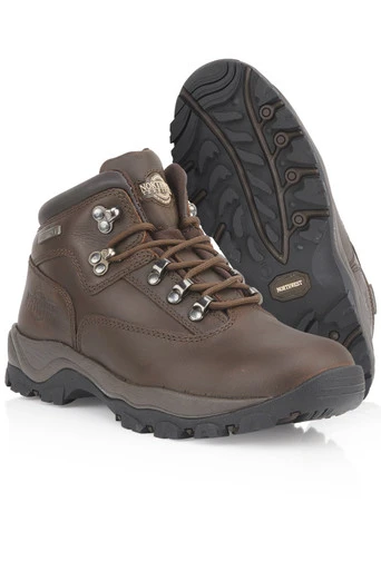 Inuvik Mens Leather Waterproof Hiking Boots - Waxy Brown