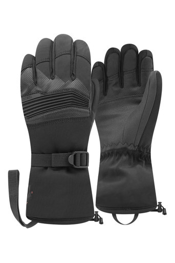GL 500 Kid's Waterproof Ski Gloves - Black