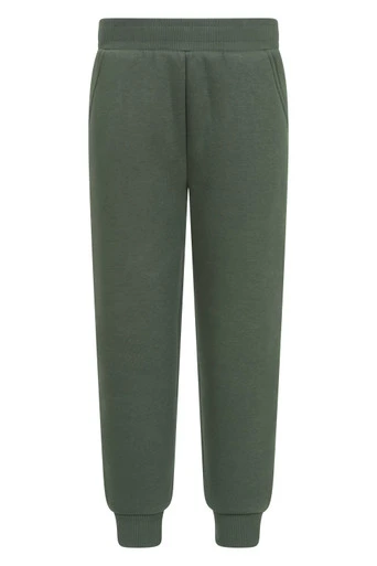 Dalton Fur Lined Kids Joggers - Khaki
