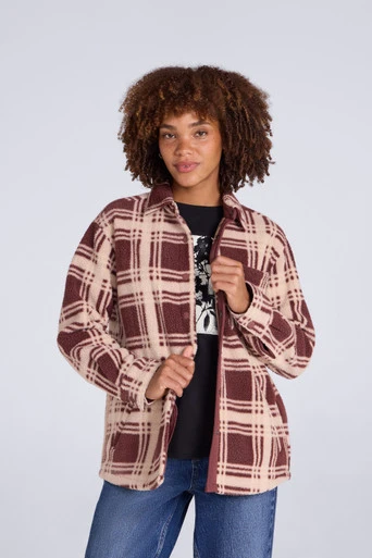 Teddy Borg Womens Shirt - Brown
