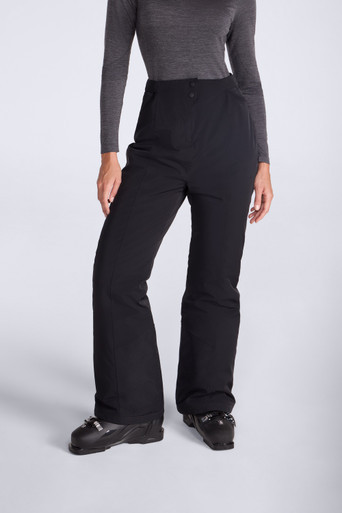 Alara Womens High Waist Waterproof Ski Pants - Black