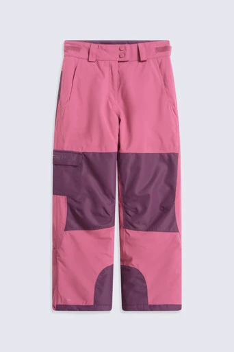 Powder Kids Waterproof Ski Pants - Berry