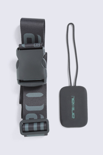Animal Travel Luggage Strap and Tag Set - Black