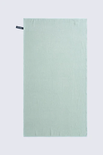 Waffle Microfibre Travel Towel 130 x 70cm - Green