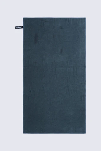 Waffle Microfibre Travel Towel 130 x 70cm - Dark Blue