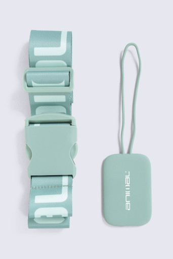 Animal Travel Luggage Strap and Tag Set - Pale Green