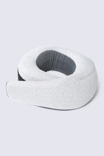 Wrap Memory Foam Travel Pillow - Grey