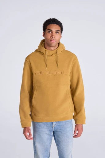 Louis Mens Fleece Hoodie - Mustard
