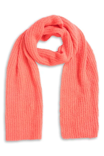 Marl Women’s Knitted Scarf - Bright Pink
