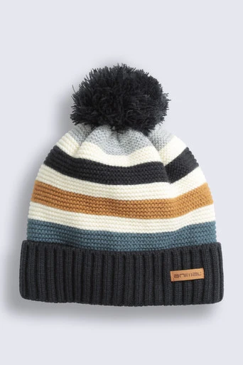 Leo Kids Sherpa Lined Beanie - Blue