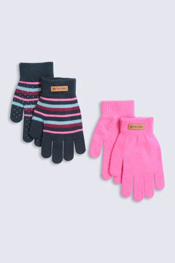 Magic Grippi Kids Gloves - Navy