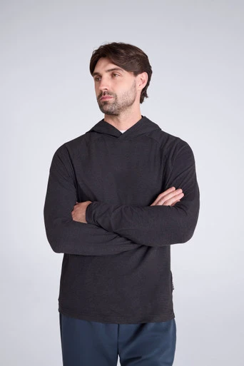 Strive Mens Active Hoodie - Charcoal