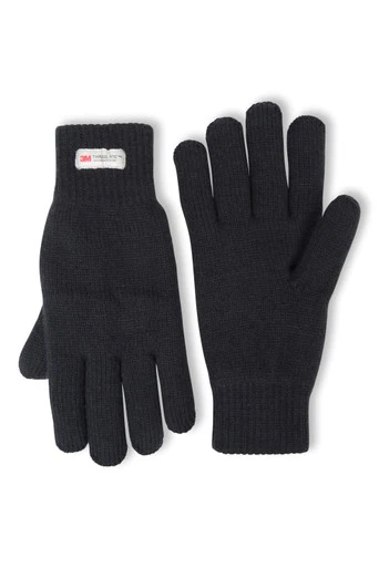 EMS Thinsulate Fleece Lined Knitted Glove - Navy