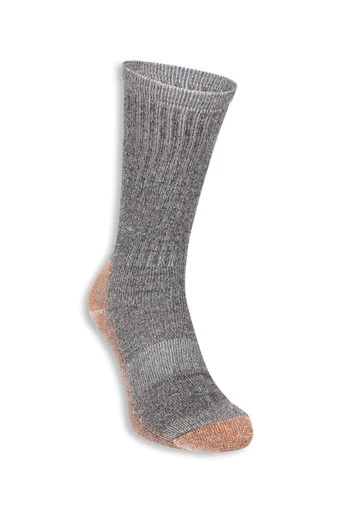 EMS Mens Trek Merino Wool Mid-Calf Socks - Brown