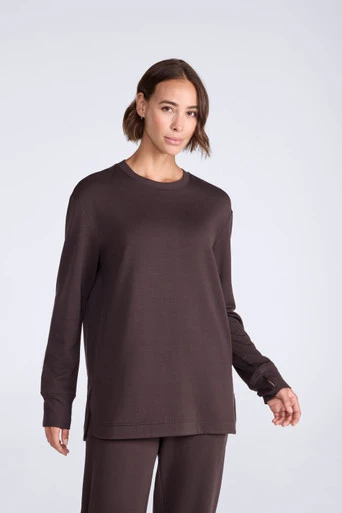 Womens Super Soft Jess Sweater - Dark Brown
