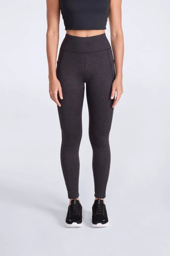 Contin Womens Thermal Trekking Leggings - Charcoal