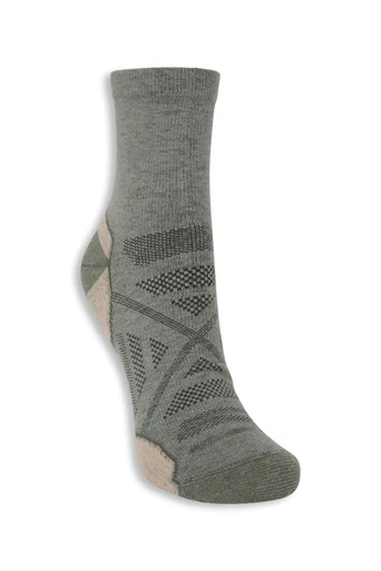 EMS Mountaineer Womens Merino Quarter Length Socks - Green