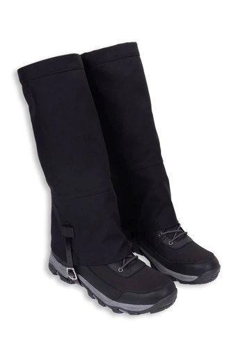 Mountaineer Waterproof Fabric Gaiters - Black