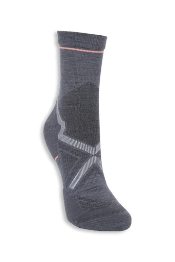 Trail Merino Womens Quarter Length Sock - Gris Carbone