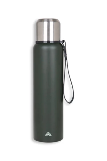 Flacon isotherme EMS avec sangle - 1 L - Kaki