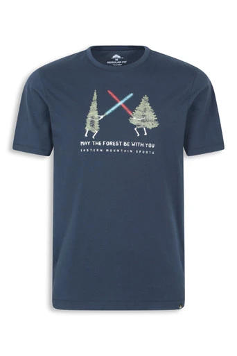 EMS May The Forest Be With You Graphic T-Shirt - Dark Blue