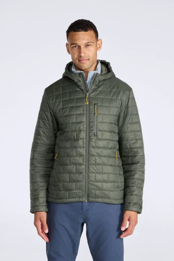 EMS Frost Shield Hooded Lightweight Padded Jacket - Khaki