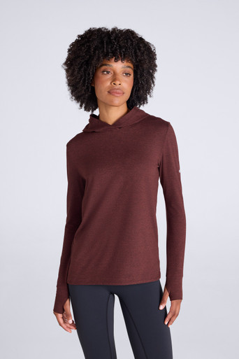 EMS Strive Active Long Sleeve T Shirt - Dark Brown