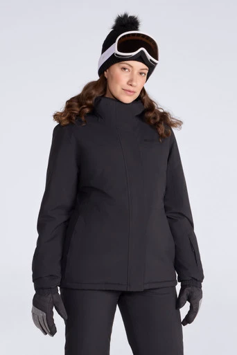 Snowfall Women's Waterproof Ski Jacket - Black
