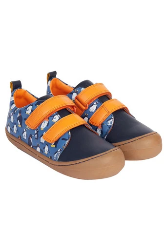 Kids 100% Leather Tide Low Top - Penguin Waddle/Navy Blue