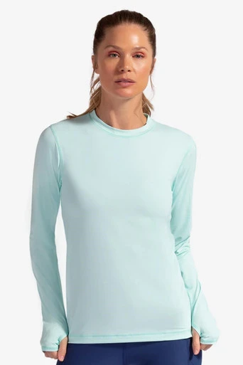 Women's UPF 50+ Sun Protection Long Sleeve Top - Mint