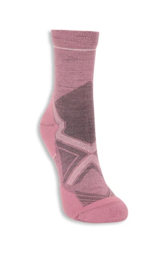 Trail Merino Womens Quarter Length Sock - Bordeaux