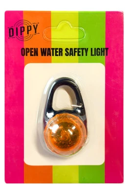Waterproof Click-on Tow Float Flashing Light - Orange