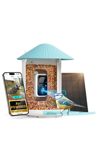 BIRDFY FEEDER AI LIFETIME FREE SOLAR - white