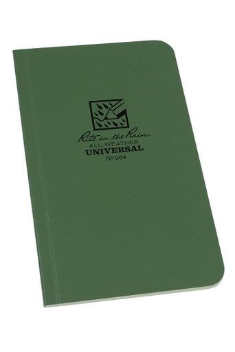 Top Spiral Bound Pocket Notebook No.946 - Green 4" x 6"