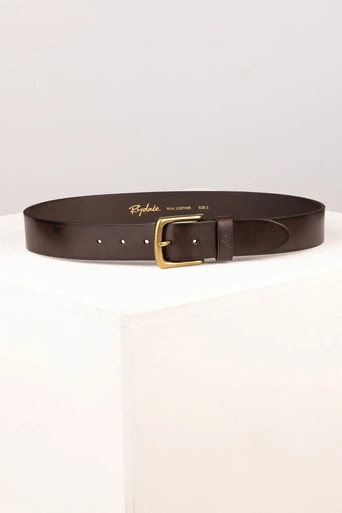 Kiplin Mens Leather Jeans Belt - Brown