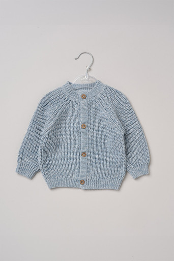 Brother Kids Knitted Cardigan - Blue