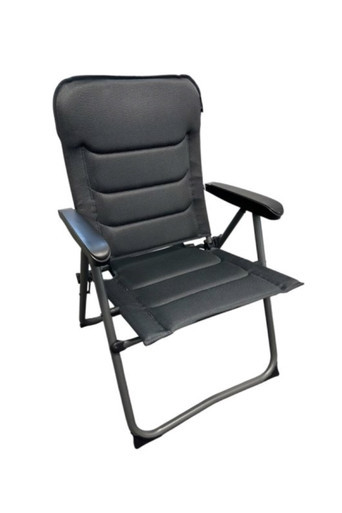 Compact Pro Reclining Folding Camping Chair - Black Reclining Chair