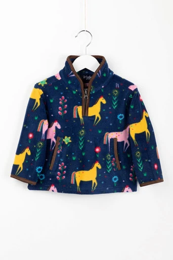 Kids Overhead Fleece - Horsey
