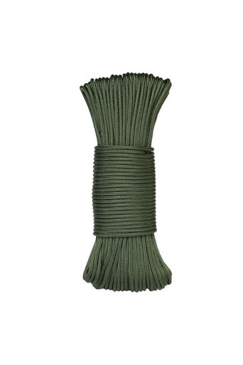 30m 2.4mm Nylon Paracord 275lb Strength Rope - Green