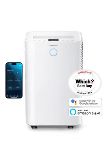 OmniDry 20L Dehumidifier with Laundry and App - White