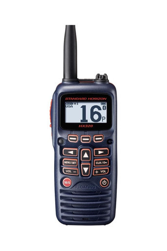 HX320E VHF Radio - Black