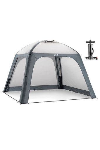 Inflatable Air Gazebo with Detachable Sides - Grey