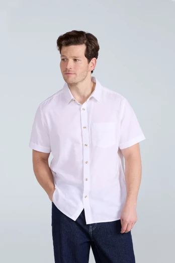 Bayside Mens Shirt - White