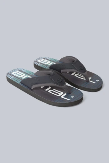 Jekyl Mens Flip-Flops - Charcoal