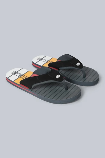 Jekyl Mens Flip-Flops - Dark Grey