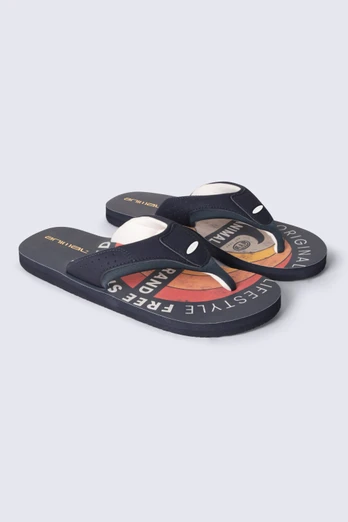 Jekyl Mens Flip-Flops - Bright Orange