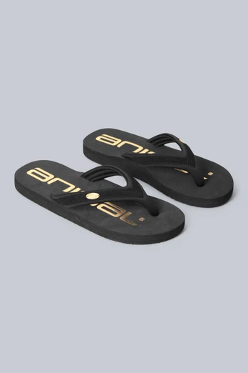 Swish Womens Flip-Flops - Jet Black