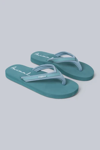 Tongs à logo Swish Pour femme - Vert Pâle