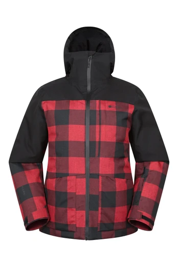 Drayton Mens Waterproof Ski Jacket - Red